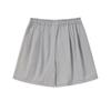 FILA Original Simple Solid Color Versatile Cool Touch Casual Shorts Women shorts Gravel-Gray F11W629808FGY