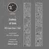 Starry Sky Poet Series Decorative PET Tape for Journal Decoration - 6 Designs