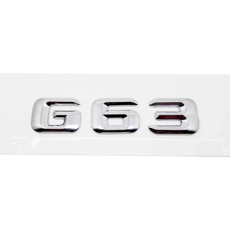 3D Letter Car Sticker Modified Tail Trunk Emblem Badge for Mercedes Benz G Class G63 G65 G200 G230 G300 G350 G400 G500 G550 AX1 