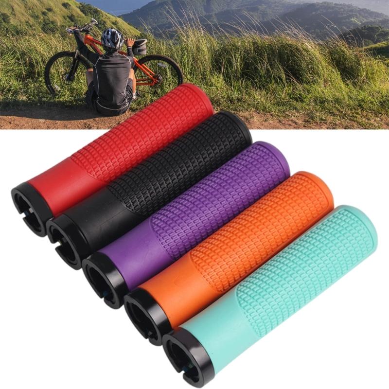 Single Locks on Locking Bicycles Handlebar Grip Nonslip Rubber Bicycles Handlebar Grip Cycling Accessories Enduring