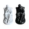 Ornaments with Philosopher Shape Stable Base 3D Printed Sculpture Retro Literary Desktop Decoration for Study Room Office Entrance Hall