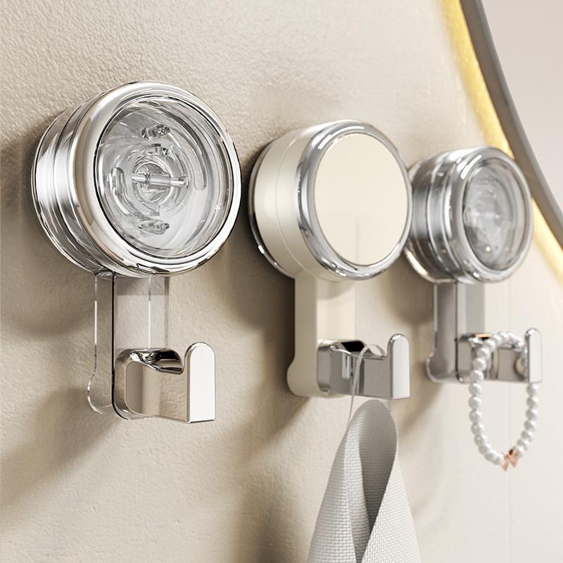 Sucker Hooks Pack Of Four With Strong Vacuum Adhesive For Bathroom Kitchen Organizing