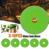 3-10PCS 22mm Glass Cutting Disc 100mm Diamond Marble Saw Blade Jade Crystal Wine Bottles Grinding Cutting Grinding Disc Tool
