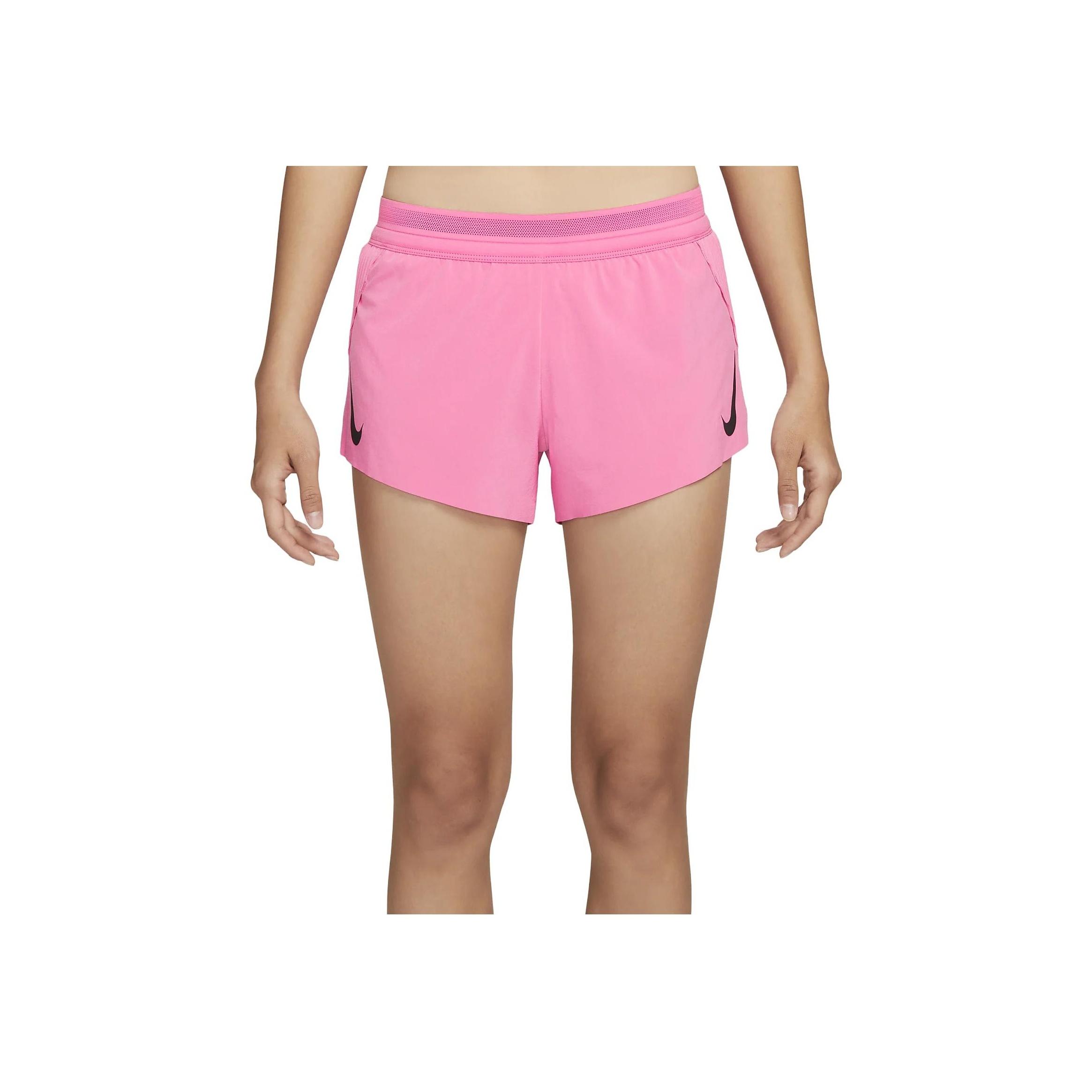 

New Nike AeroSwift Women s Running Shorts Pink CZ9399-606 L