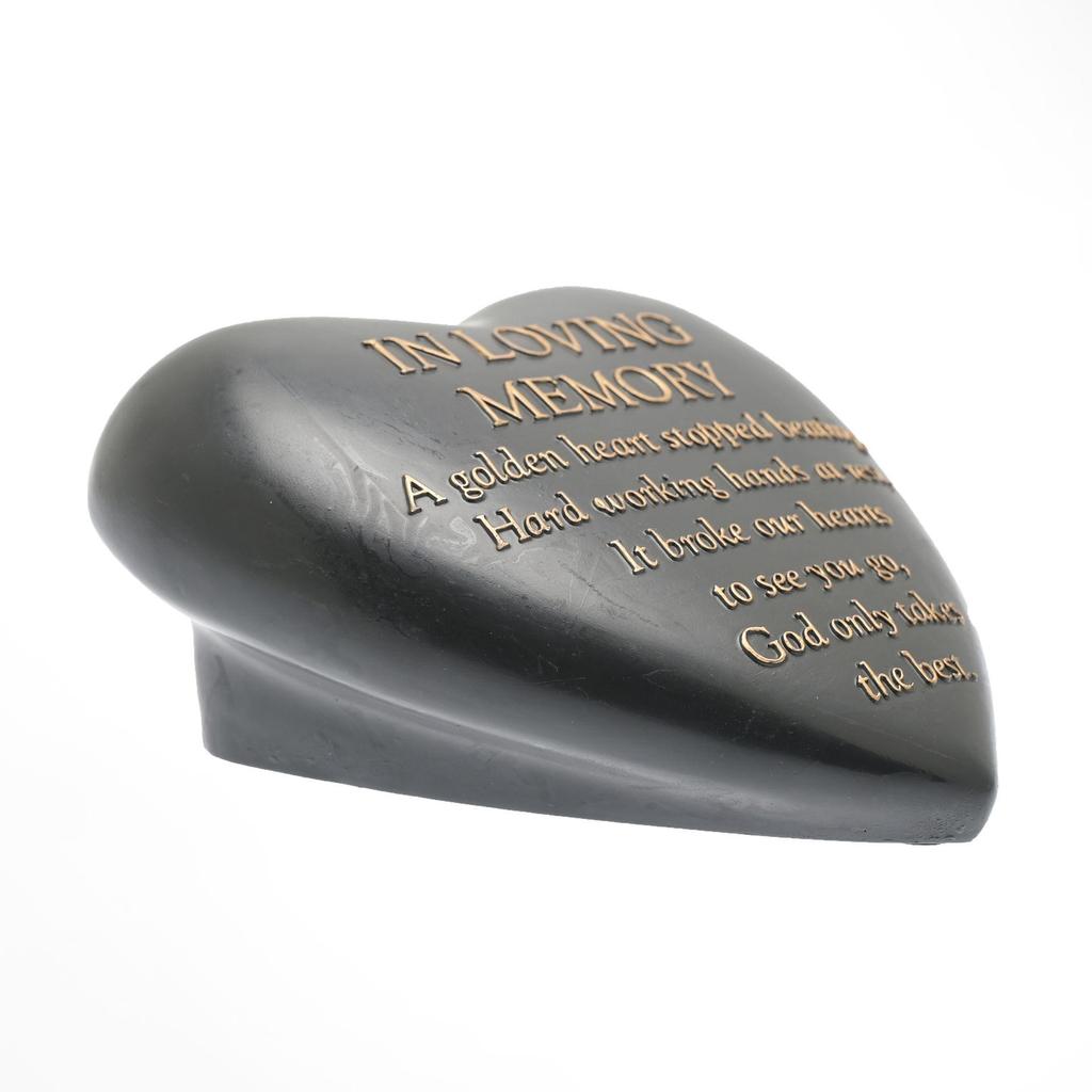 Thoughts Of You Graveside Heart Plaque - In Loving Memory