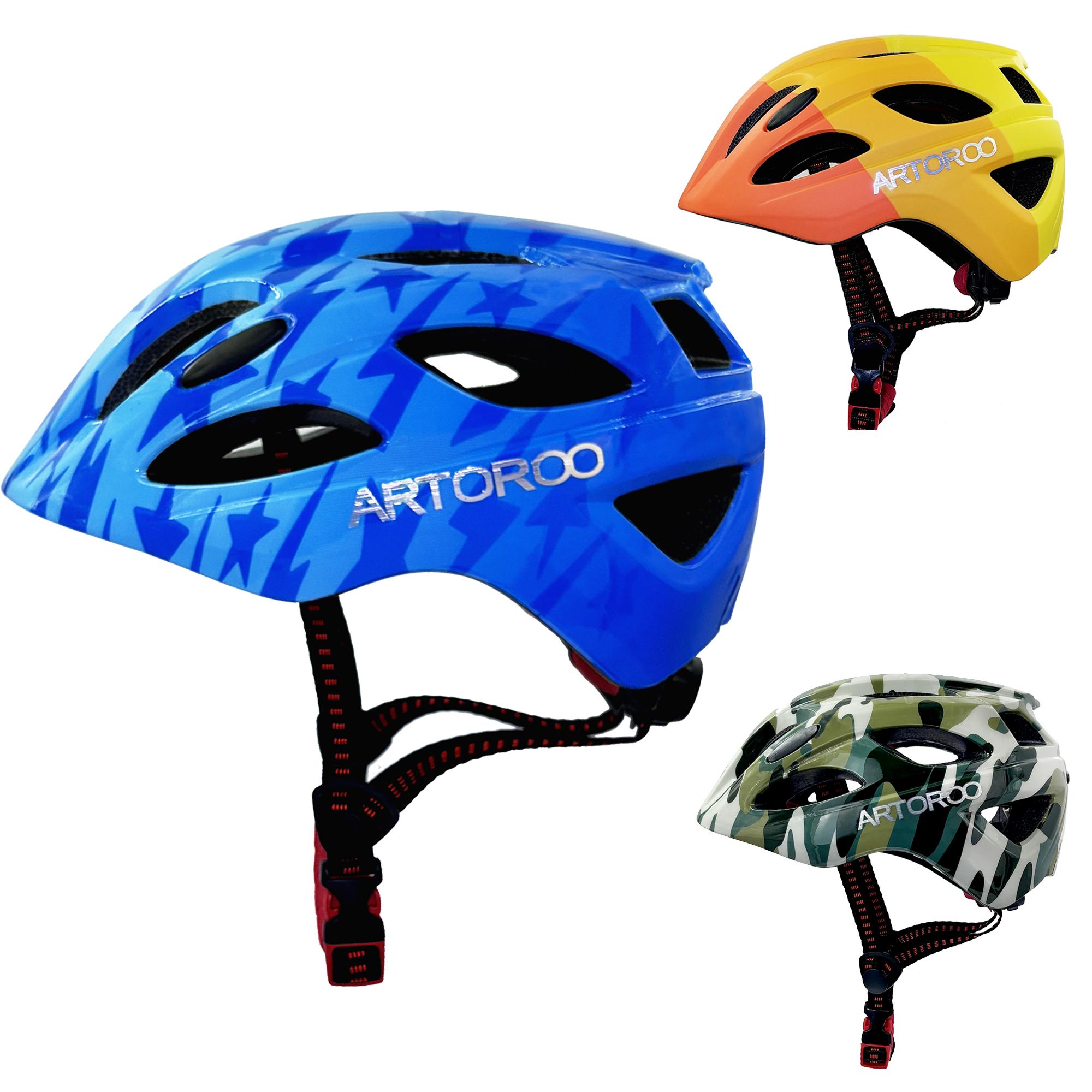 

ARTOROO Kid Bike Helmet, Bicycle Scooter Helmet for Children size adjustable M синий