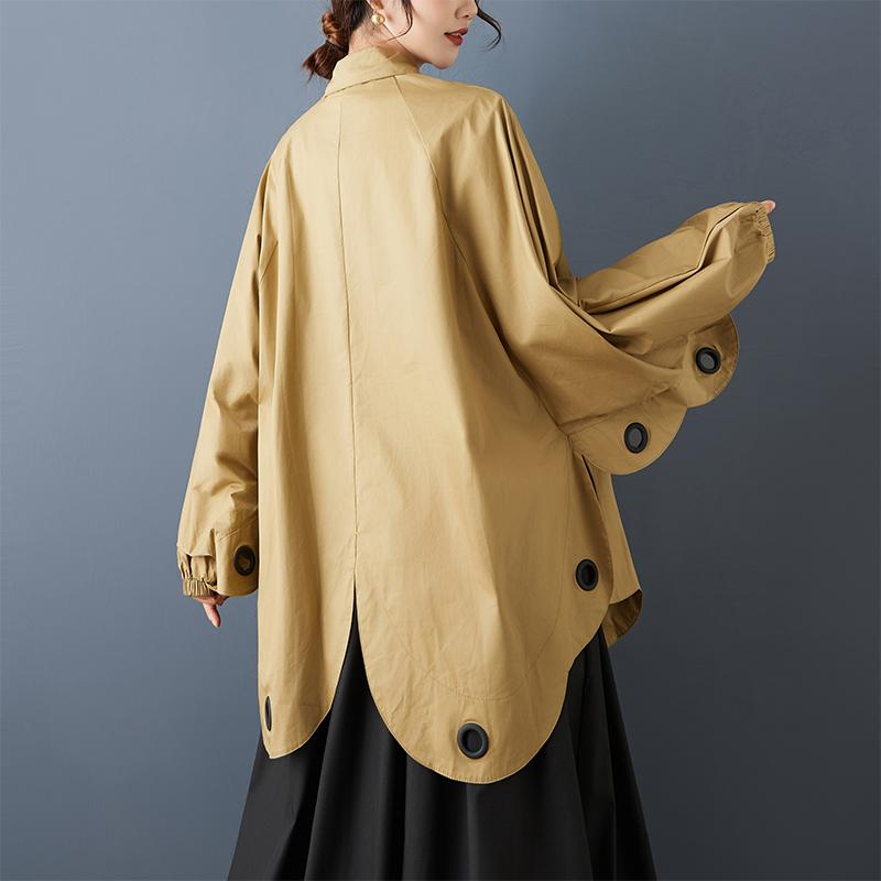 Long Sleeve Oversized Shirts & Blouses for Blouse Casual Loose Spring Autumn Tops Women Button Up Shirt