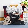 TTokyo Ghoul Cushion Cover Washable Linen Pillowcase Soft  for Sofa Bed Cozy Home Room Decor