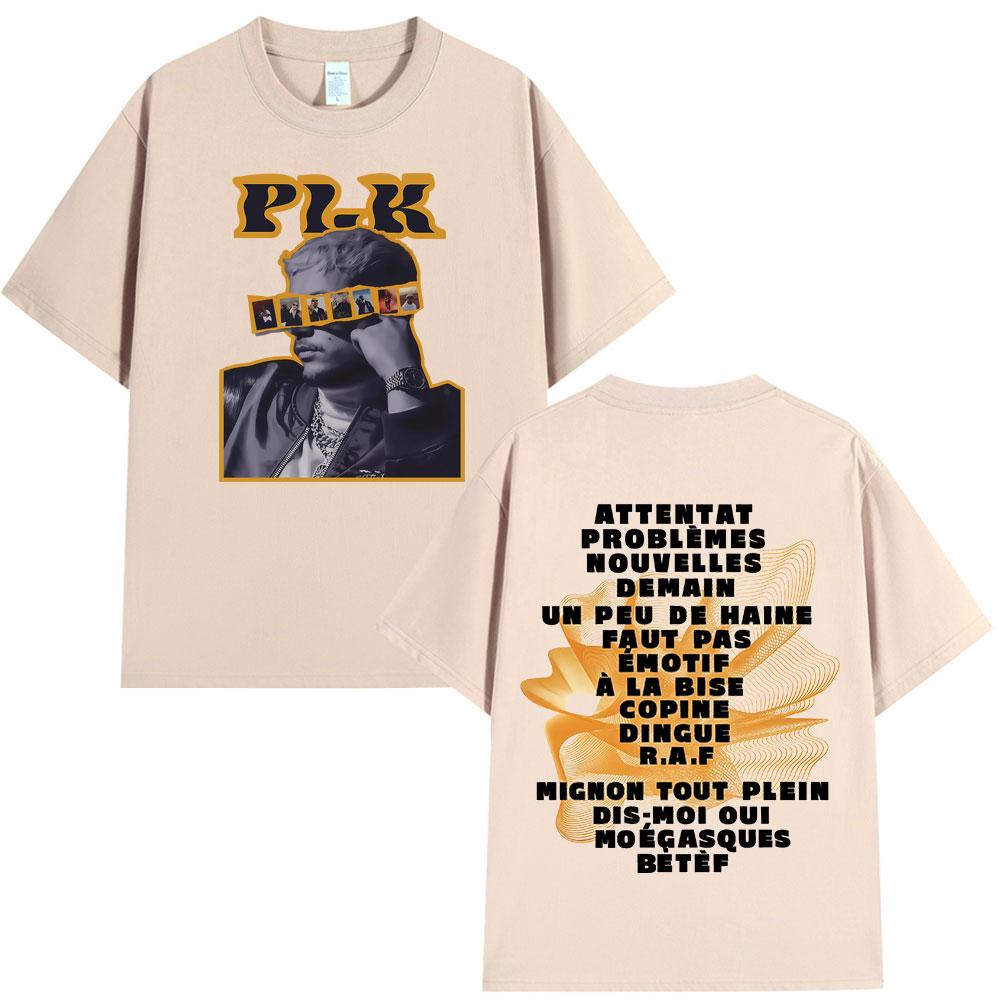 2026 Rap Singer Plk Portrait MaleFemale Fashion Retro HipHop Casual Cotton Streetwear Comfortable TShirt