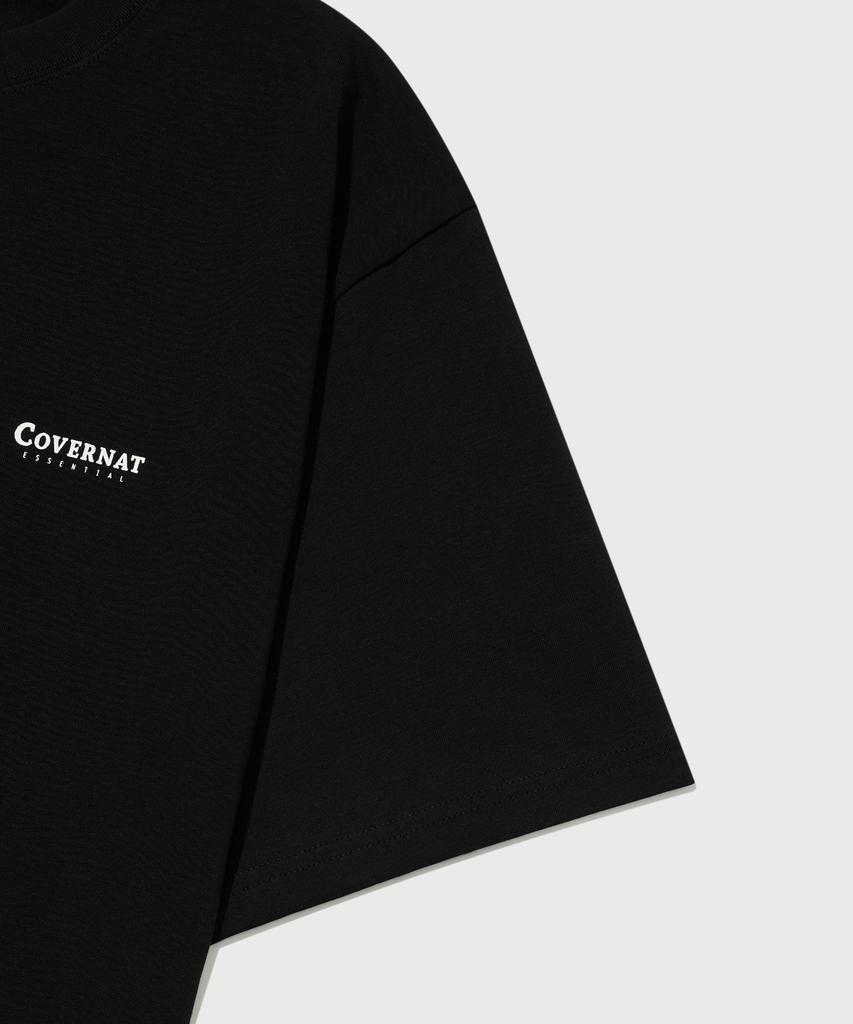 COVERNAT [2Pack] Cool Cotton T-Shirt Black+Black