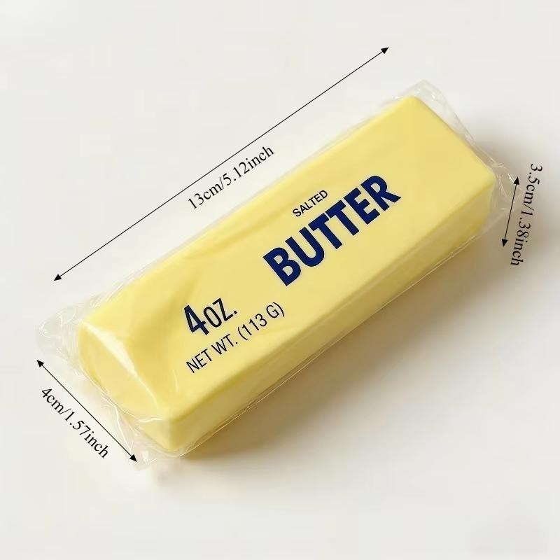 Simulation Big Butter Stick Squishy Fidget Toys Elastic Cube Cheese Stick Funny Squeeze Prank Toy Stress Anxiety Relief Game