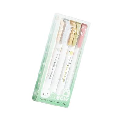 Double Tip Study Markers With Safety Ink Formula Comfort Grip Barrels School Essential For Notebooks Planners Organizing