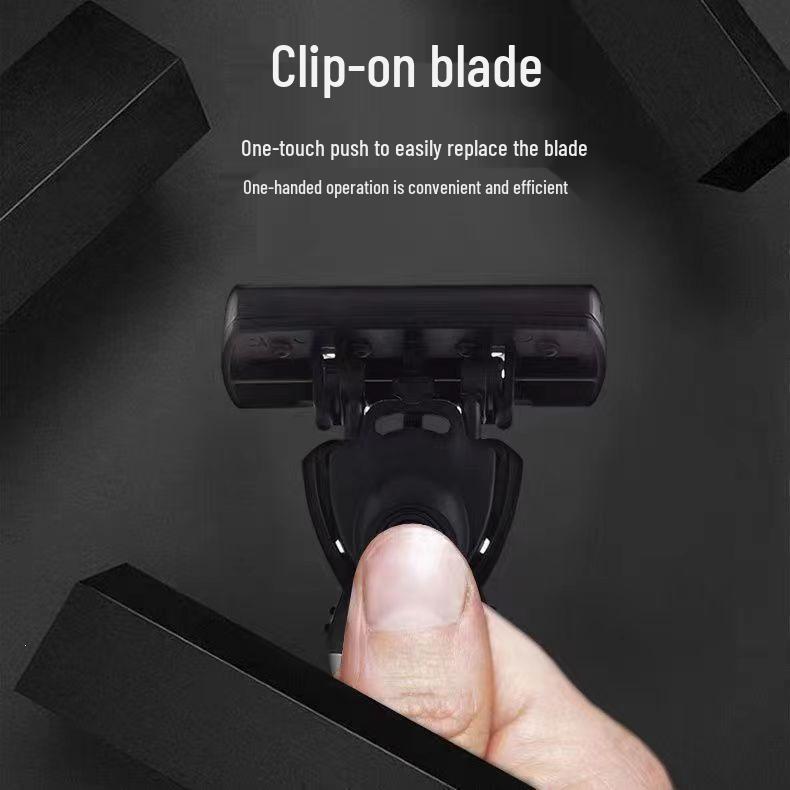 Cross-Border 6-Layer Disposable Stainless Steel Razor Blade Hair Removal Knife
