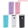 2x 18650 USB Mobile Power Bank Battery Charger Box Case with flashnight
