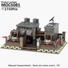 MOOXI WW2 Modern Military Architecture MOC Model Bricks DIY Diorama Adult Children Toy Building Blocks Set Montessori Gift Model