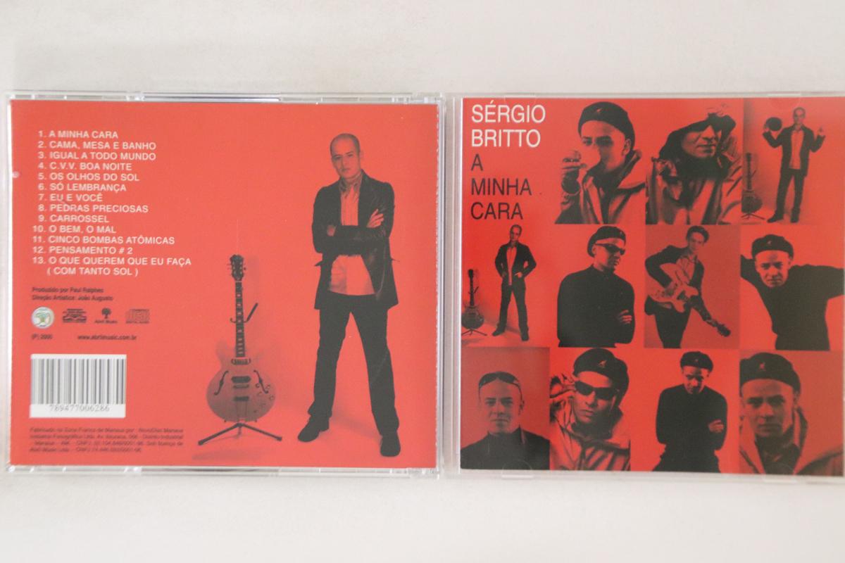 

CD SERGIO BRITTO - A Minha Cara 11070521 ABRIL 2000 Brazil Rock Used
