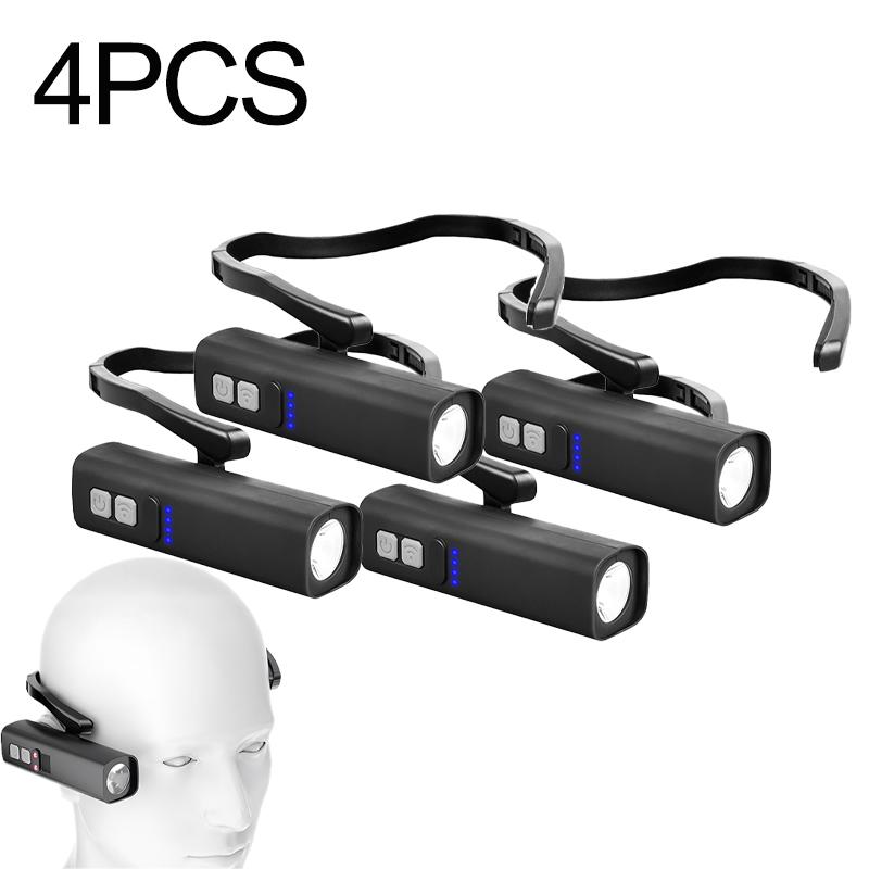 Rechargeable Headlamp Motion Sensor Headlight 3 Lighting Modes LED Head Torch Lightweight Cycling Camping Work Light Outdoor