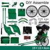 Alloy Assembly Model Tricycle Green Black Assembly Bike Model Kit  Educational Play