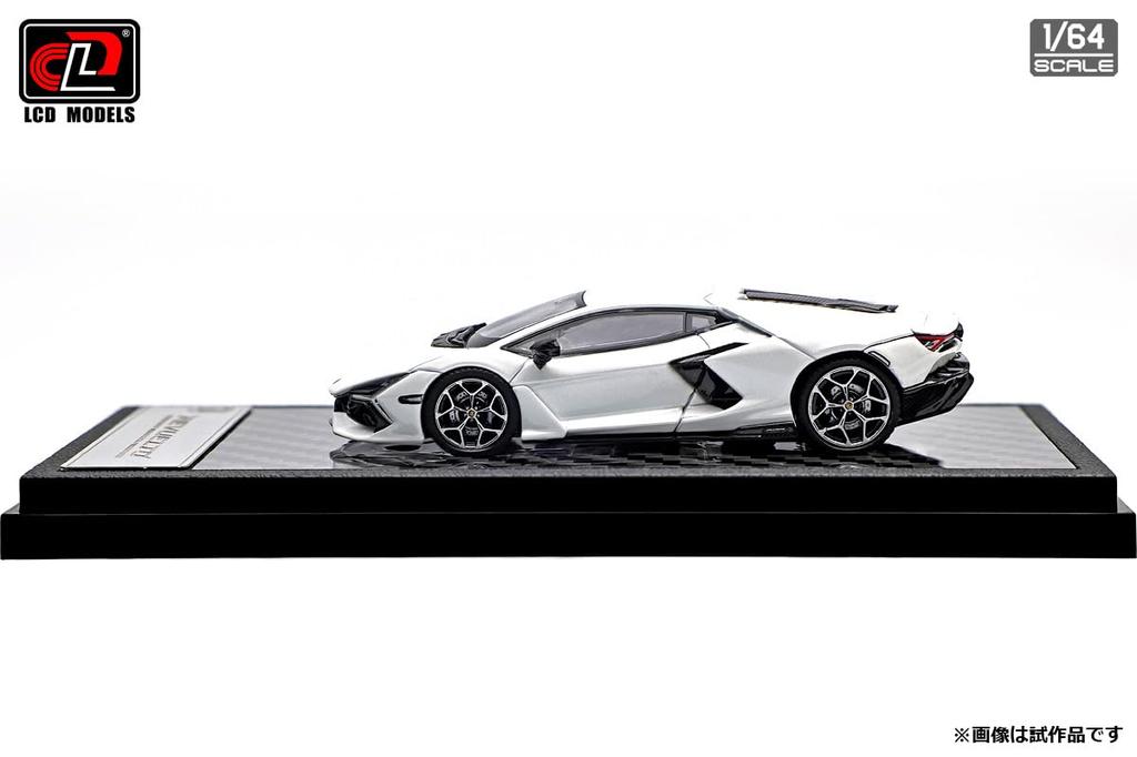 LCD Model 1/64 Lamborghini Revuelto White Finished Model LCD64042WH