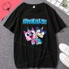 Unikitty Cat Print Funny Tee Shirt Cute 90s  Funny Tee Man Womens 100 Cotton Short Sleeves Couple Birthday Gift Party Shirt