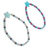 2pcs Sensory Necklaces 19.69in Silicone Necklace Adjustable Strap Fashionable Sensory Toy for Children