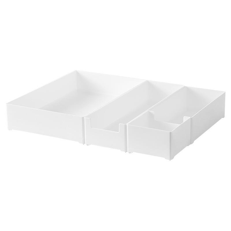 Desktop Drawer Separate Storage Box Cosmetics Compartment Storage Box Kitchen Tableware Plastic Finishing Box Storage Box