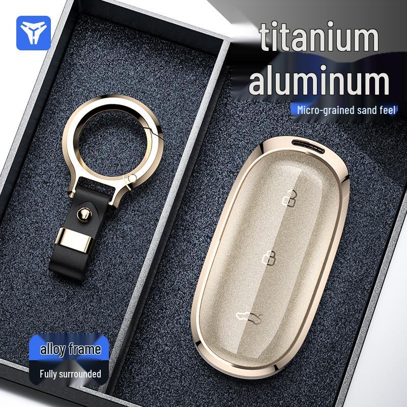 High-Grade Protective Key Case for L6/L7/L8/L9 Cars: Full Coverage Shell with Buckle