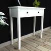 Day and Night - Day and Night Console Dressing Table with Two White Drawers