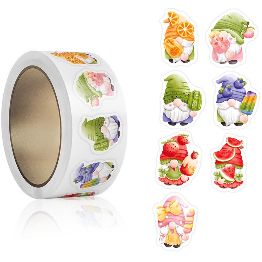 100-500pcs Cartoon Happy holidays Stickers Baking Birthday Wedding Party Gift Wrapping Label Scrapbook Stationery Stickers