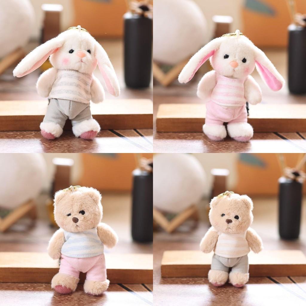 Plush Bear Keychain With Soft Short Pile Fabric For Kids And Teens