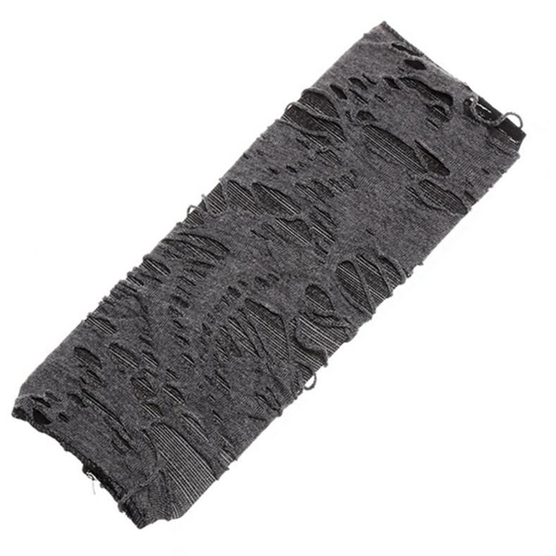 Halloween Gloves Beggar Black Ragged Fingeless Gloves Punk Cosplay Costume Accessories Gloves