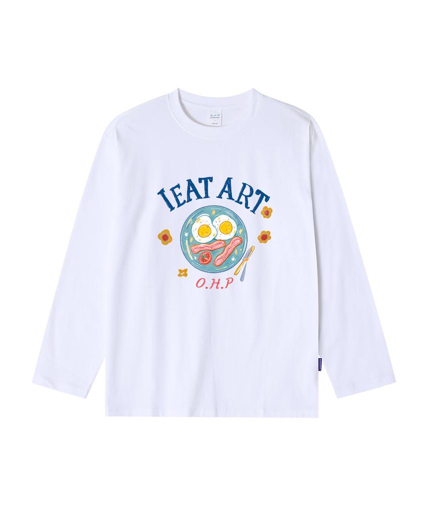 ONEHUNDREDPERCENT FOR WOMAN Ohpxharmonia4 Blackfast Basic Long Sleeve T-Shirt