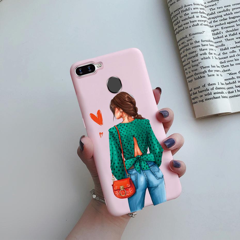 Case For OPPO A5S Back Cover Soft Candy Silicone Pretty Girls Phone Case For OPPO A5S AX5S A7 2018 AX7 A7N A12 Cover Coque Funda