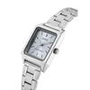 Casio Ltp V007d 2eudf  Ltp V007d 2e  Analog Square Sat Student Women S Metal Watch