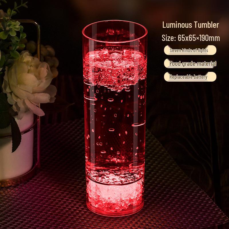 Food-Grade LED Light-Up Champagne Glass - Novel Atmosphere Wedding Banquet Wine Cup
