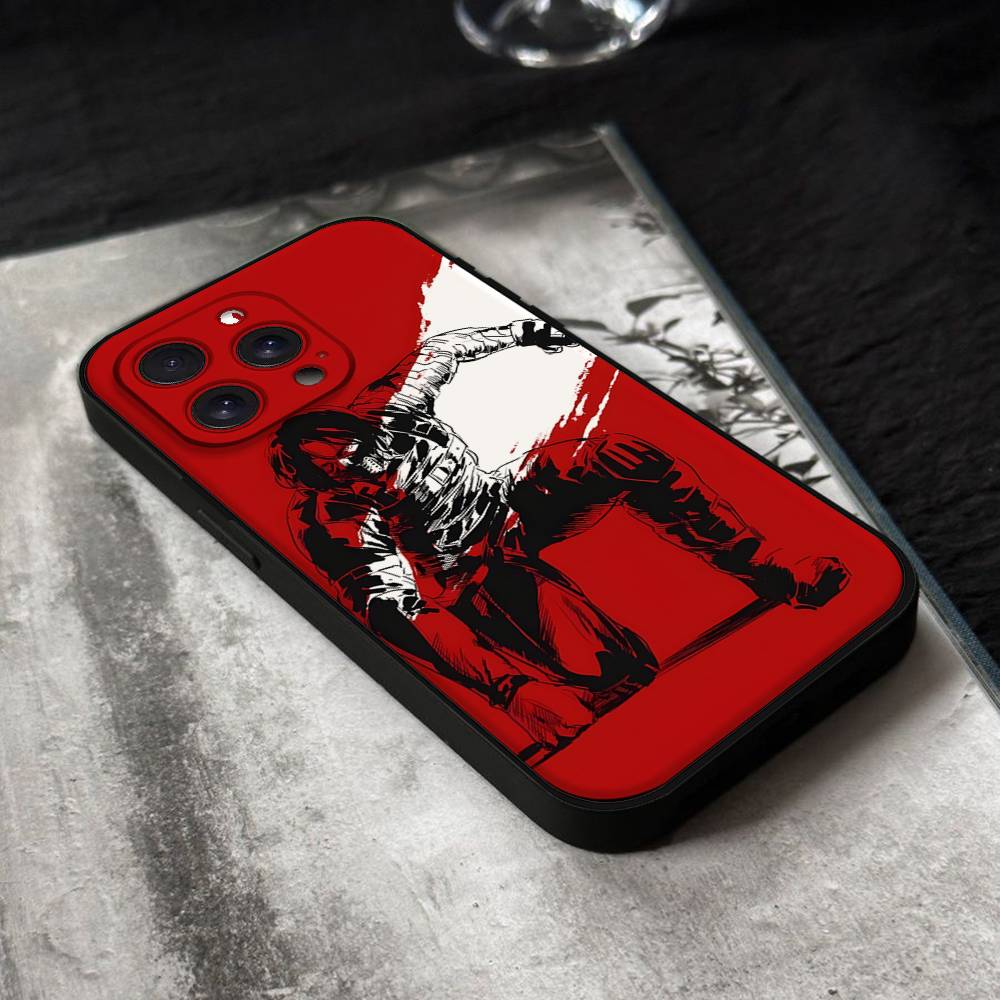 B-Bucky Barne-Winter S-Soldier Phone Case For IPhone 17,16,15,14,13,12,11 Plus,Pro,Max,XR,XS,X,7,8 Plus,Mini Black Silicone Soft