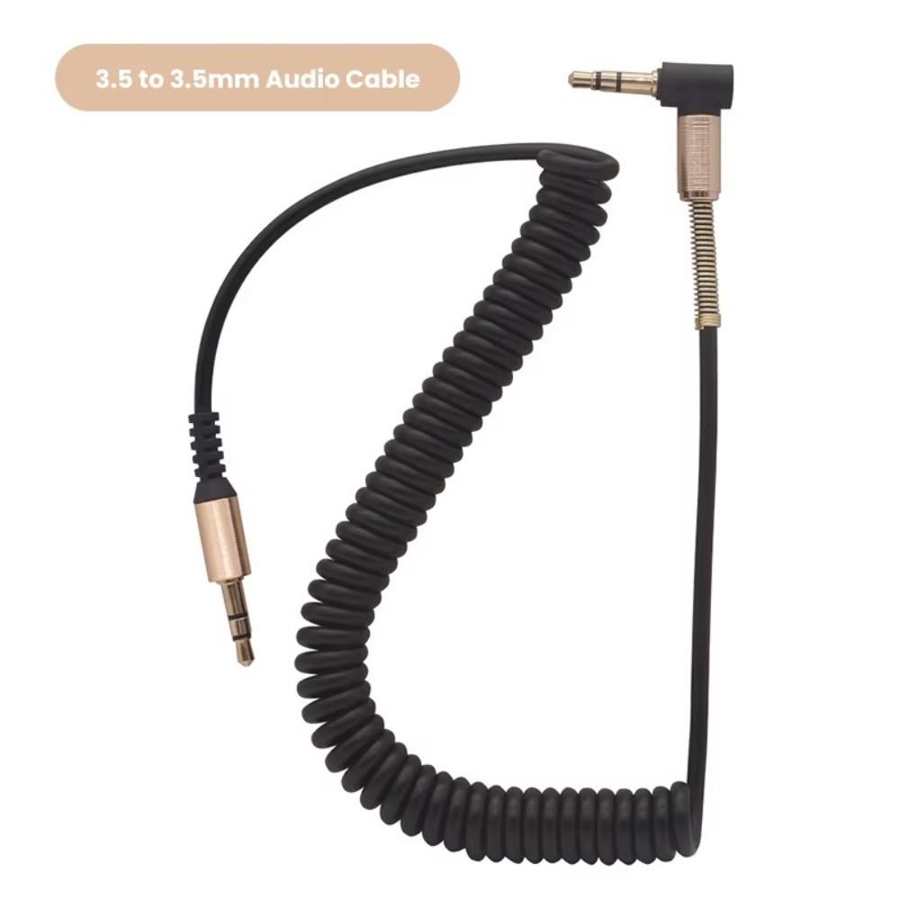 

Spring Retractable Aux Cable for Mobile Phone Headphone Accessories 3.5mm to 3.5mm
