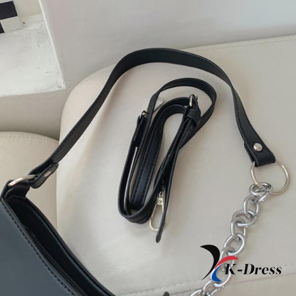 Log Half Two-Way Chain Shoulder Crossbag (2 Colors)