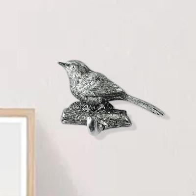 Birds On A Branch Hanger Home Improvement Robe Resin Wall Coat Hook for Tiles Door