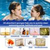 10Pcs Pool Sponges Oil Absorber Pool Scum Sponge Floating Grease Remover Sponge for Swimming Pool Hot Tub Spa Removes Scum Dirt Grease