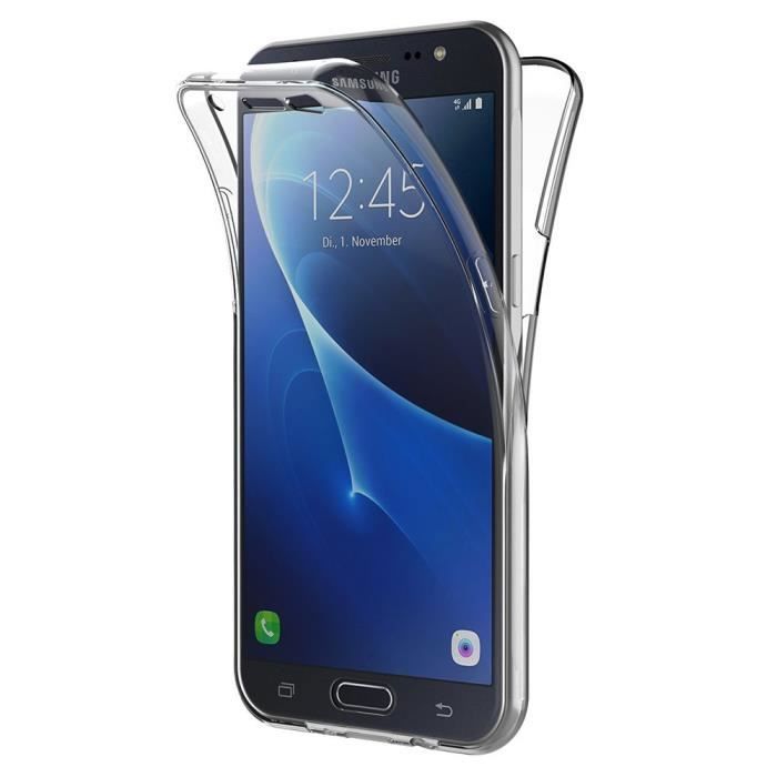 Coque - Phonillico - Samsung Galaxy J7 2016 J710 - Silicone Souple - Ultra Slim - Transparent