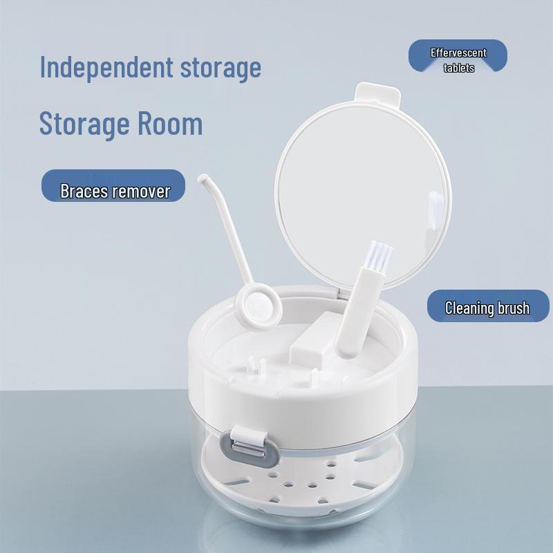 Braces Storage and Remover Box: Portable, Multi-functional with Mirror