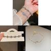 Geometric Zircon Silver And Gold Womens Fashion Bracelet With Luxurious Finish For Office Gifts