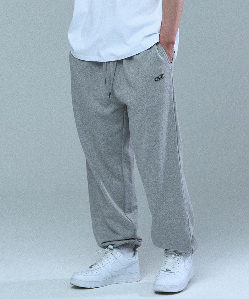 Mihag Metal Logo Jogger Pants (Gray)