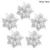 5 Pezzi Natale Bacca Rossa Fiore Artificiale Pigna Ramo Decorazioni Albero di Natale Ornamento Confezione Regalo Casa Ghirlanda Fai da Te