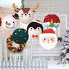 Christmas Christmas Ornament Christmas Gift Christmas Pattern Festival Party Hanging Decoration 1PC/6PCS