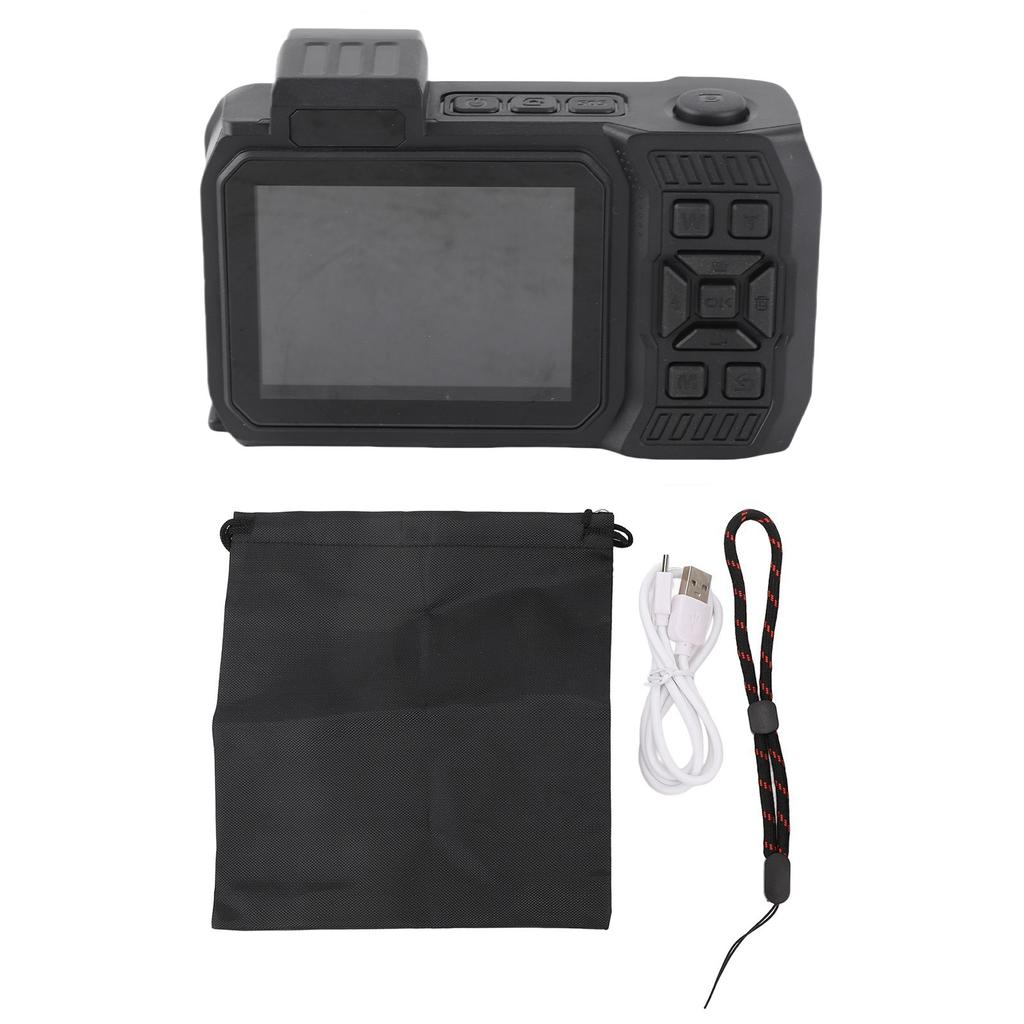 Underwater Camera 10x Optical Zoom 2500mAh 4K 65MP Autofocus Waterproof Camera SOS Flashlight 2500mAh Battery for Diving