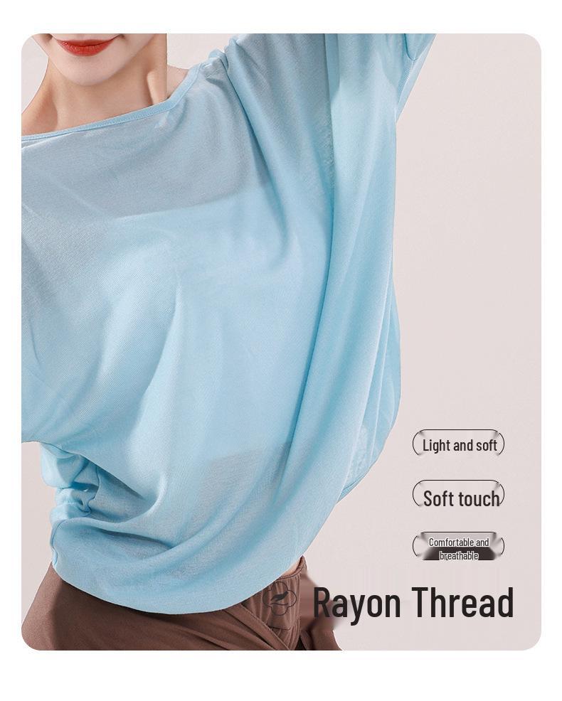 Oboustranný dámský gázový top na tanec a cvičení jógy