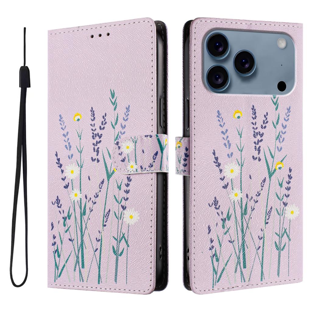 Printed Cartoon Magnetic Leather Wallet Case for IPhone 17 Air 16 16e 15 14 13 12 Mini 11 Pro XS XR Max Plus Cases Phone Cover