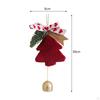 Christmas Tree Pendant Ornament Wall Hanging Cute Versatile with Bowknot And Bell Xmas Decor